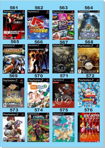 Catálogo Jogos Playstation 2 (Ps2) - 561 à 576 - Fenix GZ - 19