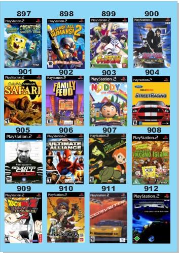 Catálogo Jogos Playstation 2 (Ps2) - 897 à 912 - Fenix GZ - 19