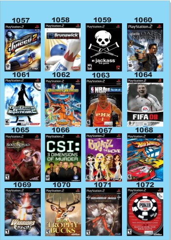 Catálogo Jogos Playstation 2 (Ps2) - 1057 à 1072 - Fenix GZ - 19