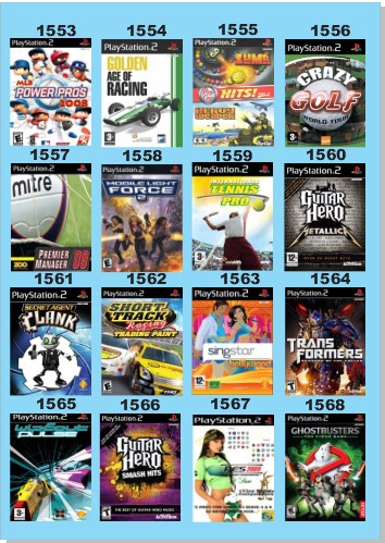 プレステ2 Catálogo Jogos Playstation 2 (Ps2) - 1553 à 1568 - Fenix GZ - 19