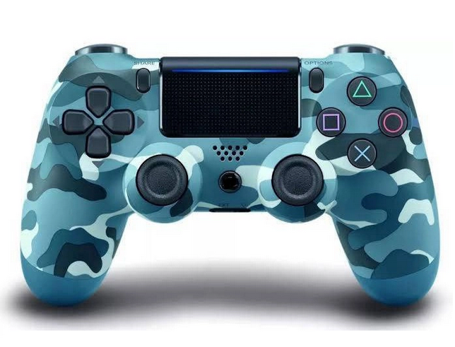 Controle Ps4 Doubleshock 4 Azul Camuflado - Fenix GZ - 19 anos no
