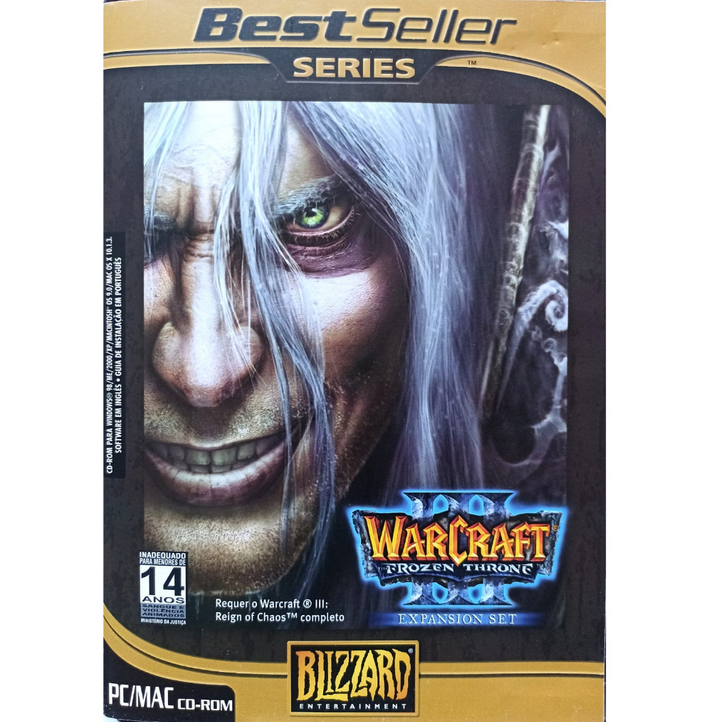 ウォークラフトⅢ　The Frozen Throne　拡張版　セット売り Warcraft Frozen Throne Expansion Set - Pc - Fenix GZ - 19 anos no