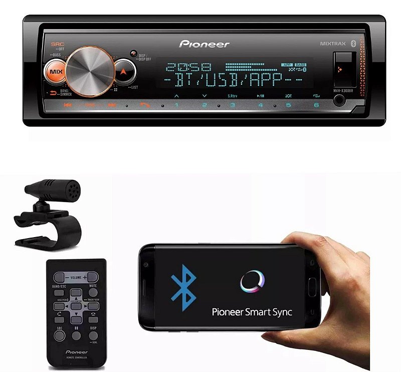 Pioneer mixtrax mvh x460ui инструкция где usb