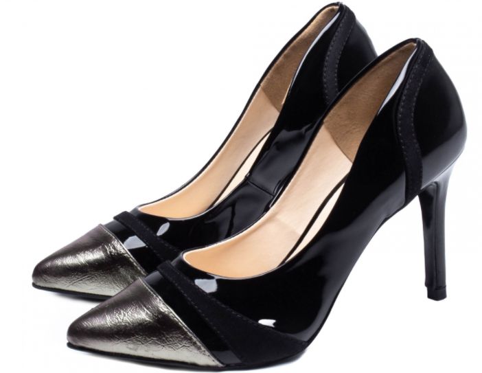 Sapato Scarpin Camurça Preto, Feminino - Os melhores sapatos femininos
