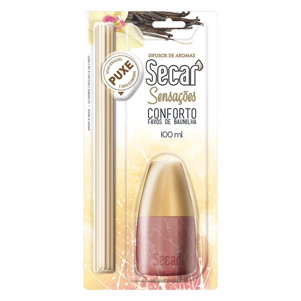 DIFUSOR DE AROMAS SECAR CONFORTO FAVOS DE BAUNILHA 100ML - Casa Limpa ...