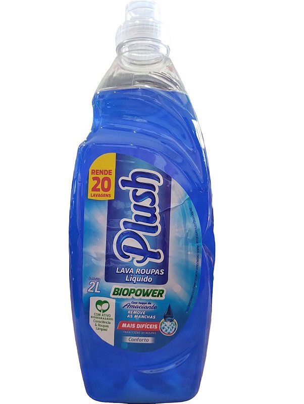 Lava Roupas Liquido Plush Bio - Power Conforto 2 Litros Sanol