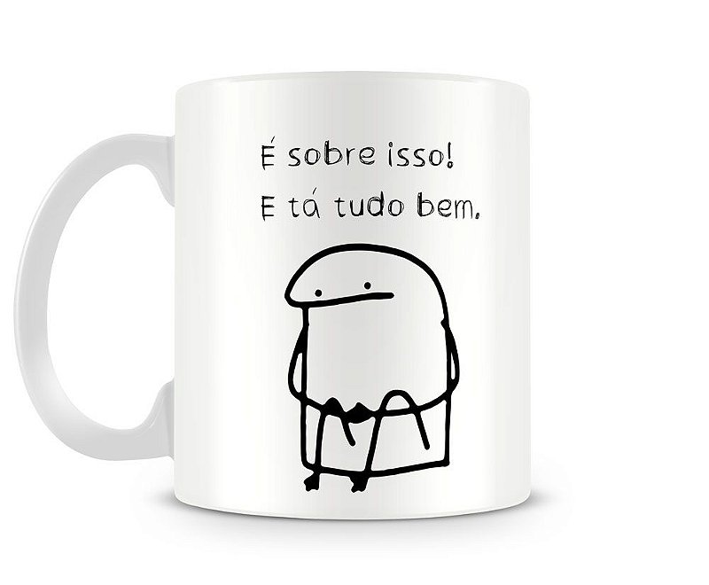 Caneca meme flork calma - Artgeek - Loja Nerd de Decoração e Presentes do  Mundo Geek