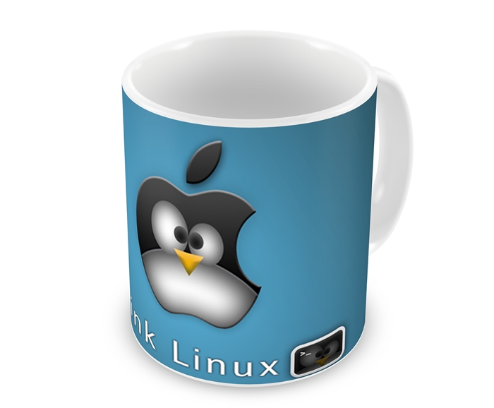 Caneca Think Linux - Artgeek - Loja Nerd de Decoração e Presentes do ...