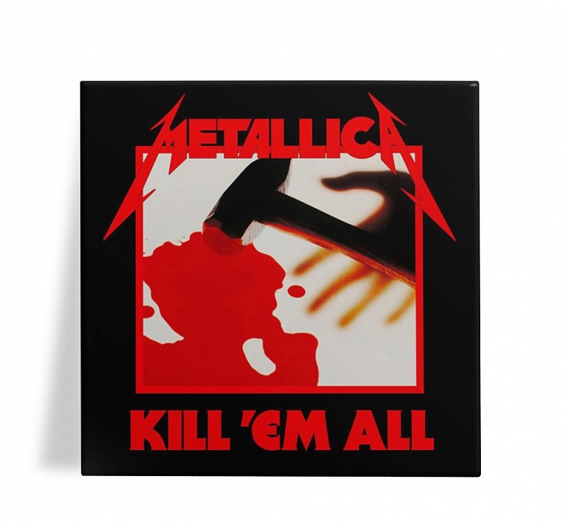 Azulejo Decorativo Metallica Kill Em All 15x15 - Artgeek - Loja