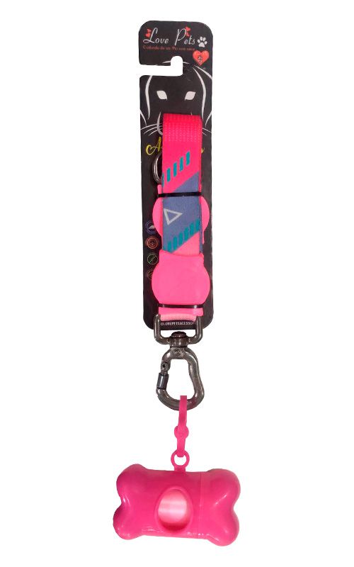 Guia Crush Love Pets de 1m com Cata Caca para Cães - Pet Shop