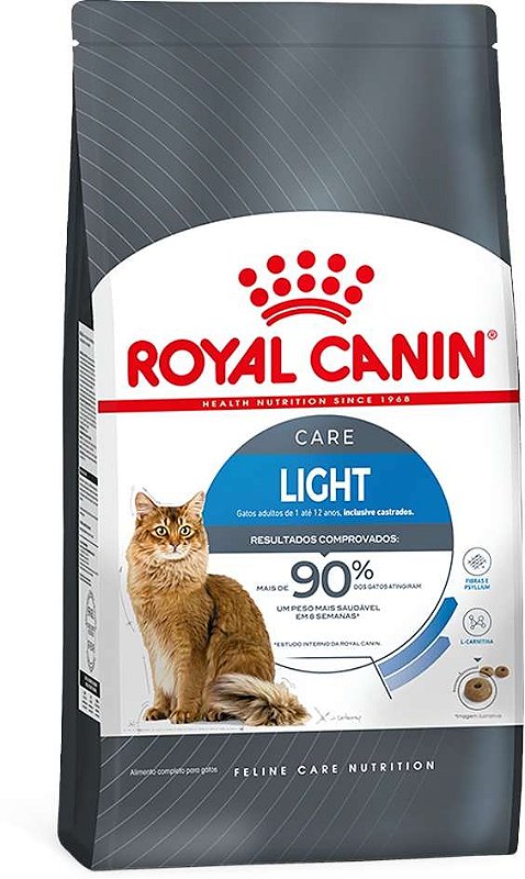 Ração Royal Canin Light para Gatos Adultos com Tendencia a Obesidade ...