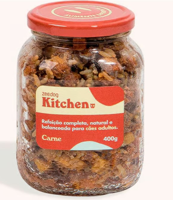 Refeição Natural para Cães Adultos Sabor Carne 400g - Zee.dog