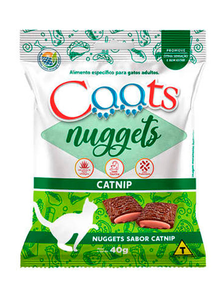 Petisco Nuggets Caats Sabor Catnip para Gatos - 40g - Pet Shop
