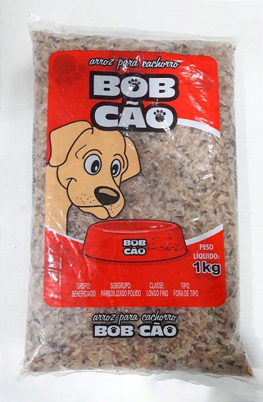 Arroz para Cachorro 1kg - Bob Cão - Pet Shop Agrovillari - Tele Entrega ...