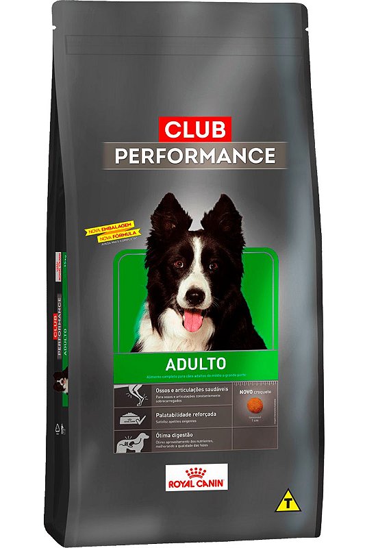 Ração para cão royal canin club performance junior 15kg Clearance