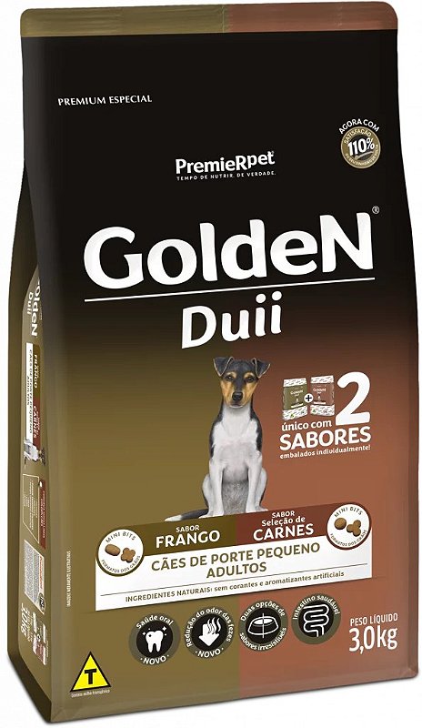 Ração Golden Light para Cães Adultos Raças Pequenas Sabor Frango e