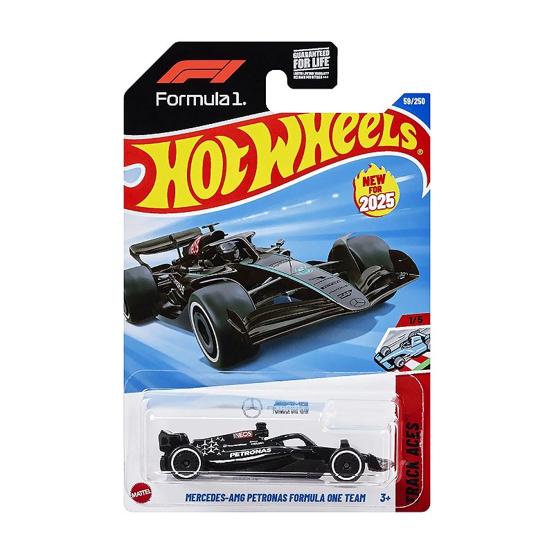 Carrinho Hot Wheels Mercedes-AMG Petronas Formula One Team HYX78