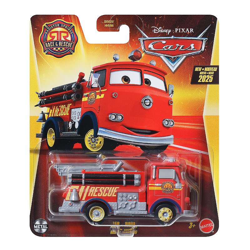 Carrinho Miniatura Disney Pixar Cars Red Rescue Ruivo JDG50 - Loja