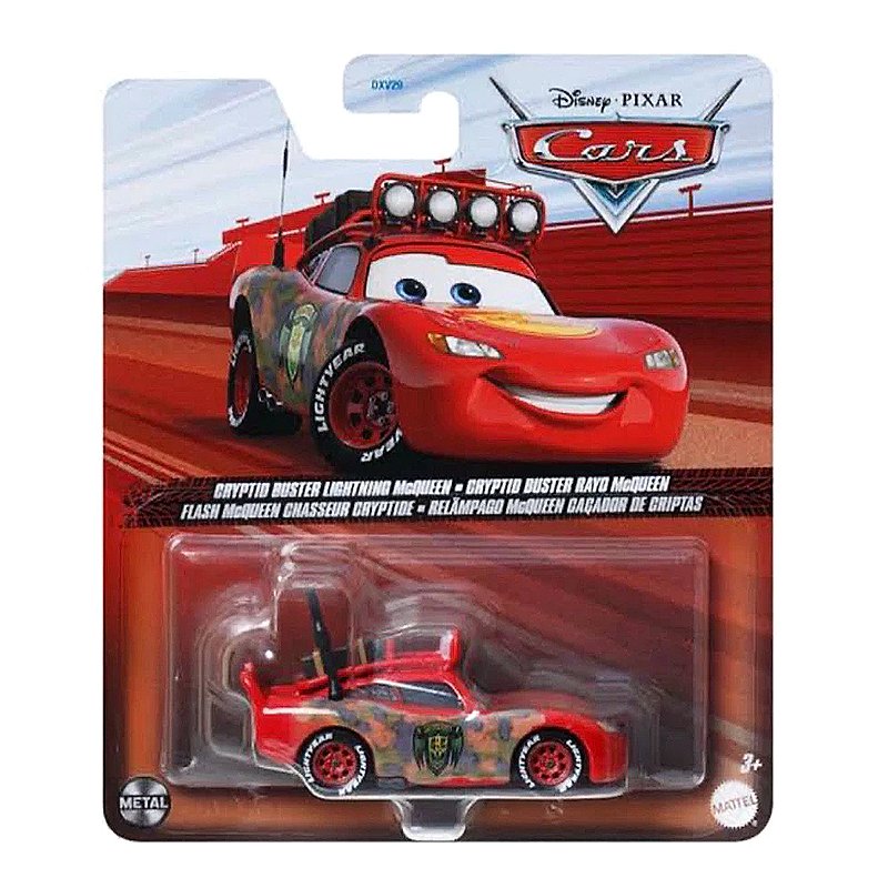 Carrinho Miniatura Disney Pixar Cars Relâmpago McQueen Caçador