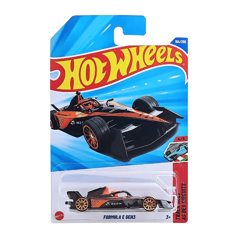 Carrinho Hot Wheels Formula E Gen3 2025 Lote N HYY56 4/5 - Paulo