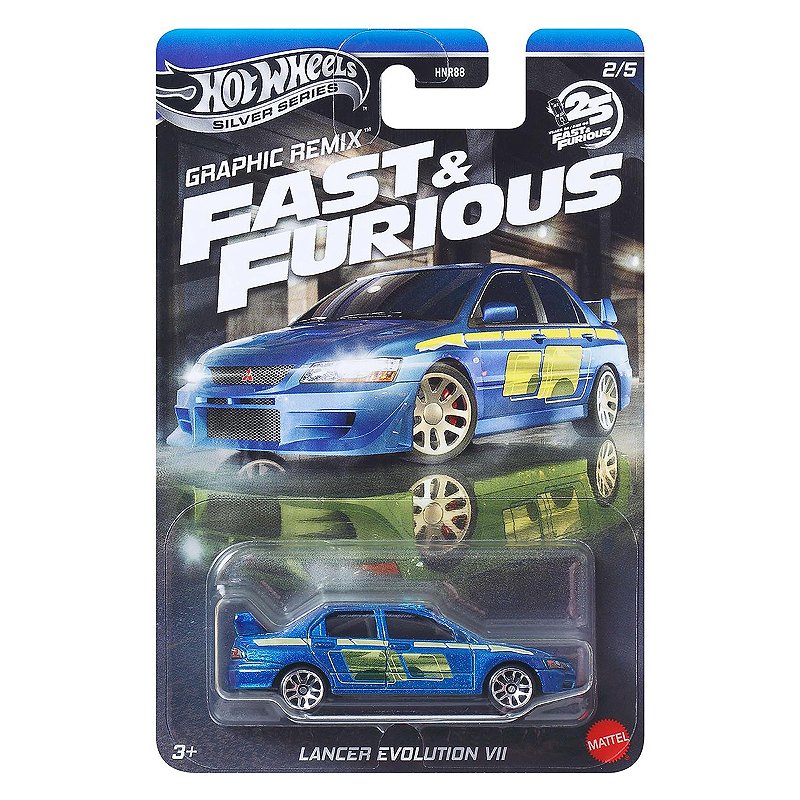 Carrinho Hot Wheels Silver Series Velozes e Furiosos Lancer