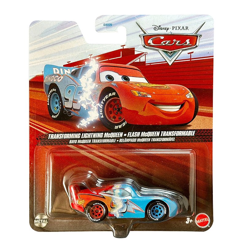 小物 Mcqueen T-1 Carrinho MiniatDisney Pixar Cars Relâmpago McQueen Transformável