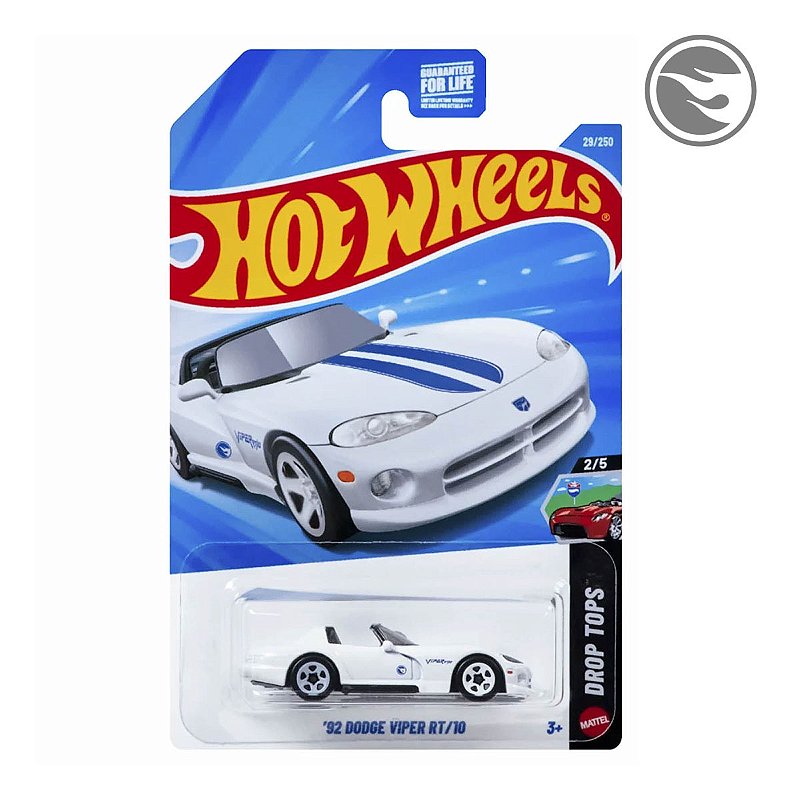 Carrinho Hot Wheels 92 Dodge Viper RT/10 T-Hunt 2026 Lote B JJM01