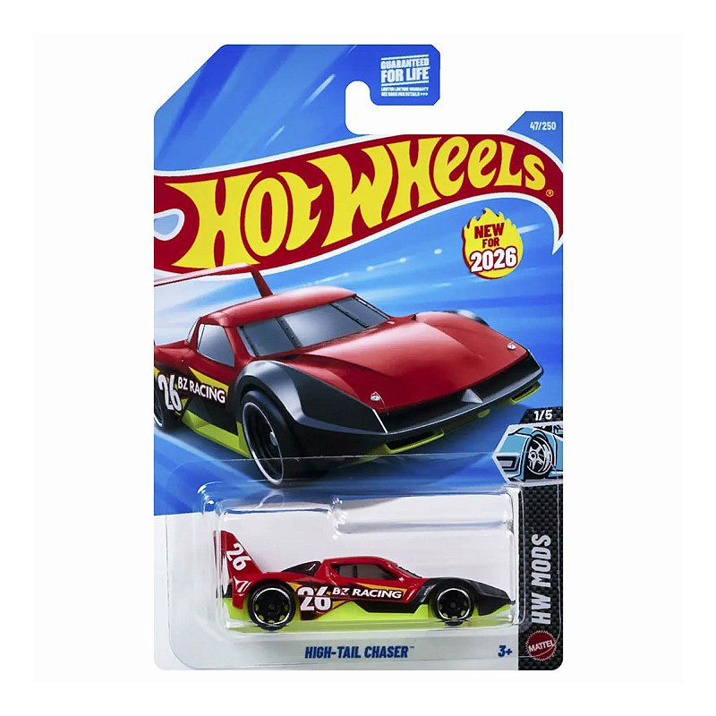 Carrinho Hot Wheels High-Tail Chaser 2026 Lote B JJH35 1/5 - Paulo