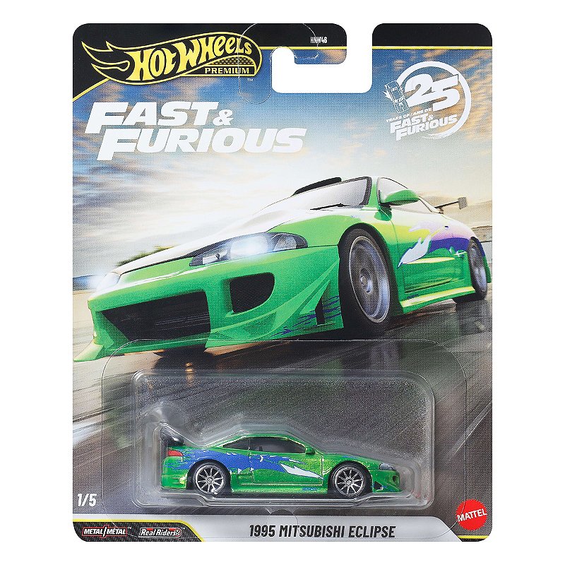 Hot Wheels Premium Velozes e Furiosos 1995 Mitsubishi Eclipse
