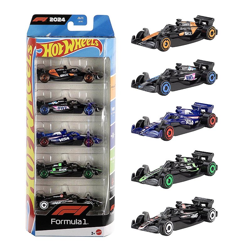 Pack 5 Hot Wheels Formula 1 2024 JGF58 - Paulo da Venda