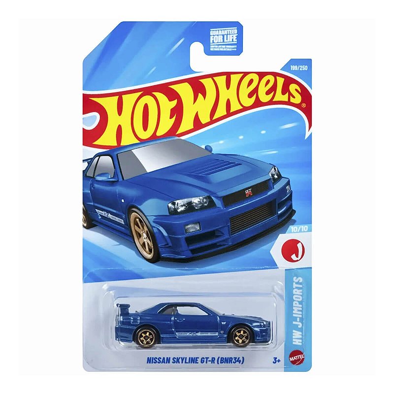 Carrinho Hot Wheels Nissan Skyline GT-R (BNR34) 2026 Lote K JJK35