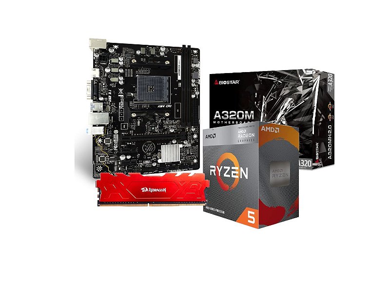 vendo kit upgrade a320mh biostar+ryzen 3500 para jogos - Computadores e  acessórios - Petrópolis, Manaus 1252386446