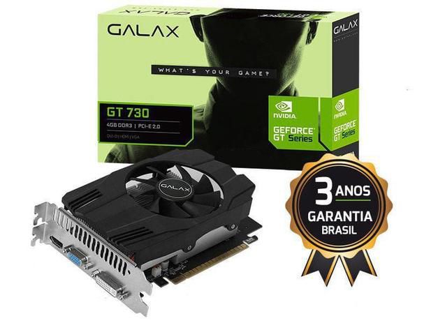 Placa de Vídeo GT 710 Galax NVIDIA GeForce, 1 GB DDR3 - 71GGF4DC00WG