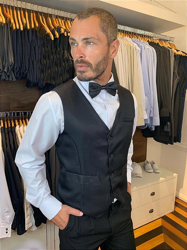 Colete Garçom Social Masculino