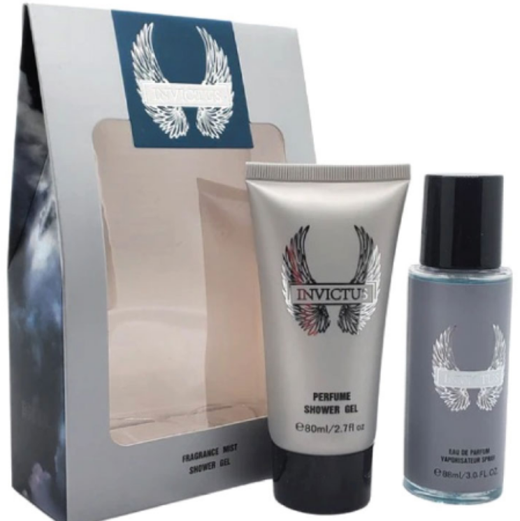 Shower Gel Invictus Aftershave Gift Set 100ml Gift Set Perfume