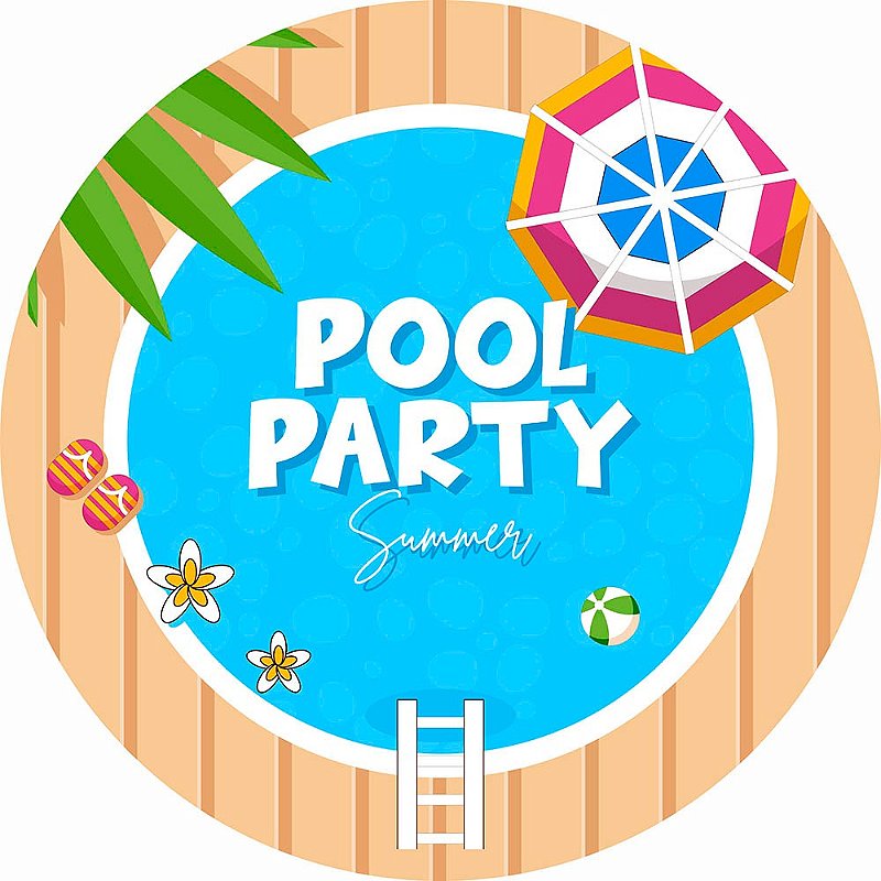 Kit Pool Party Adulto. - Ana Decoracao de Festa