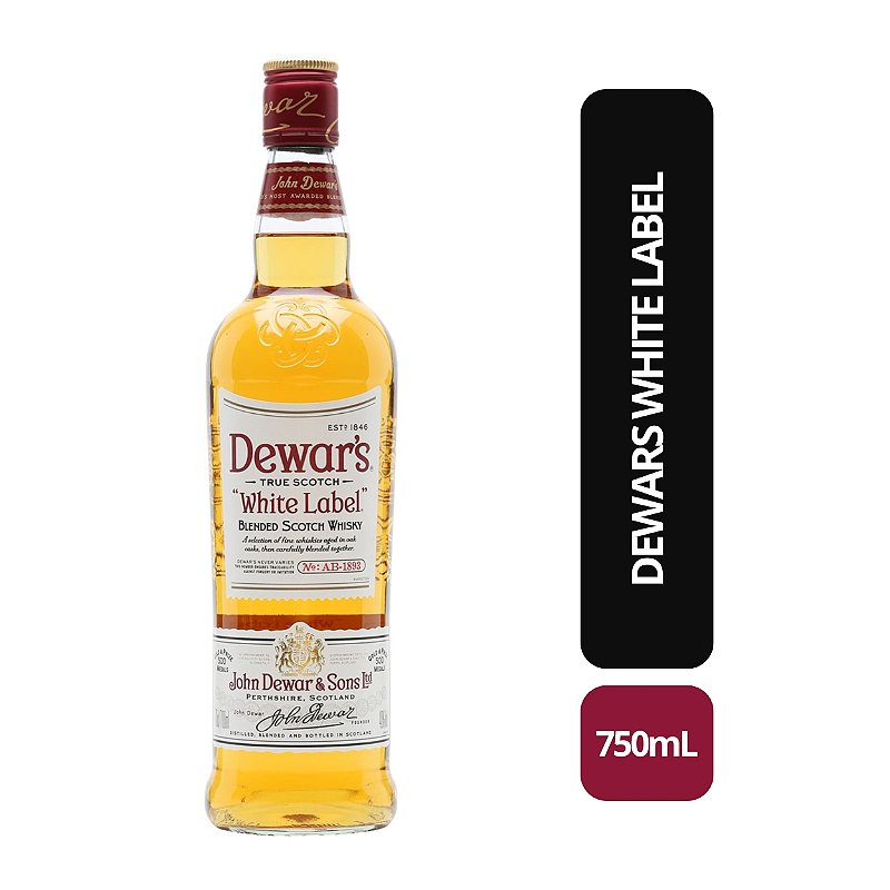 Dewars White Label - 750ml - Bebida In Box