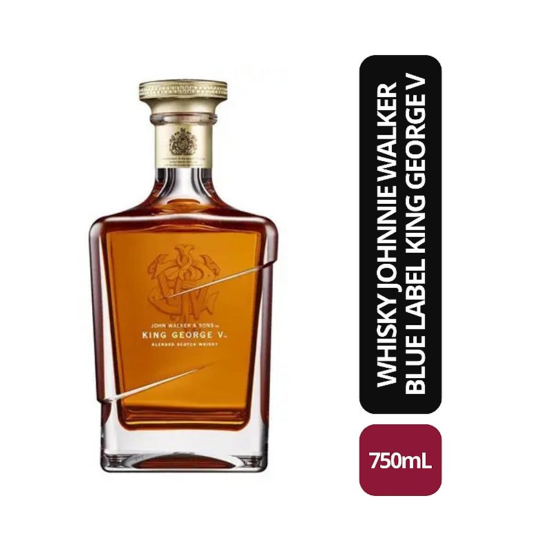 Whisky Johnnie Walker Blue Label King George V - 750mL - Bebida In Box