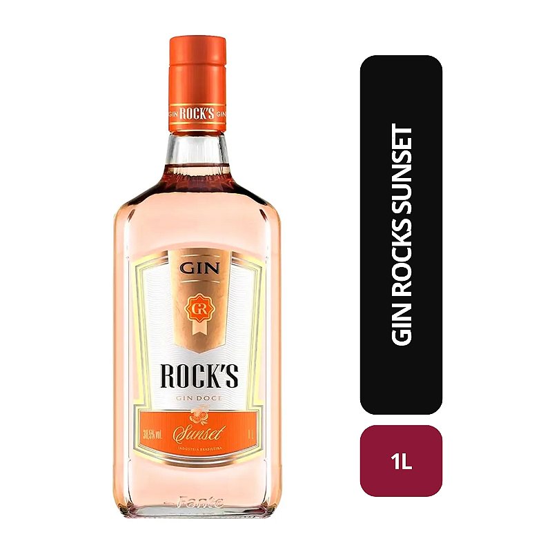 GIN ROCK'S SUNSET - 1L - Bebida In Box