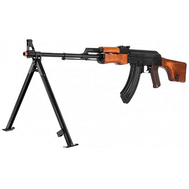 Rifle de Airsoft AEG LCT RPK 74 Preto Cal .6mm - Try Airsoft