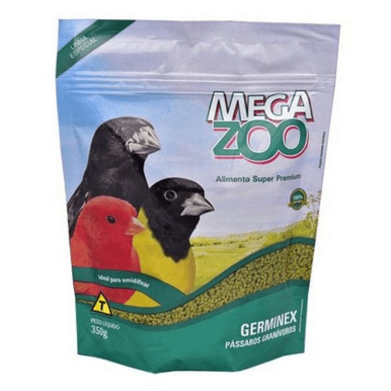 Extrusada Germinex - 350g | MegaZoo - Comercial Penna Firme - o