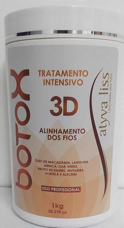 TURBOTOX POWER 7X1 ALINHAMENTO PERFEITO DOS FIOS 1KG ATYVA LISS  PROFISSIONAL - Cosméticos e Produtos de Beleza Bracosmeticos