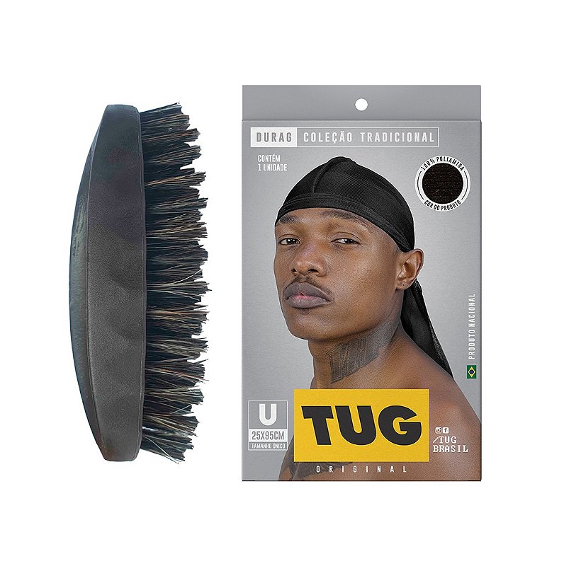 Kit Para Waves Completo- Durag de silk/Escova dupla (ENCOMENDA