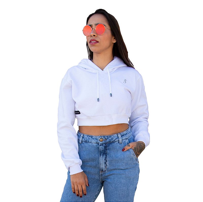champion reverse weave cropped cut off moletom com capuz
