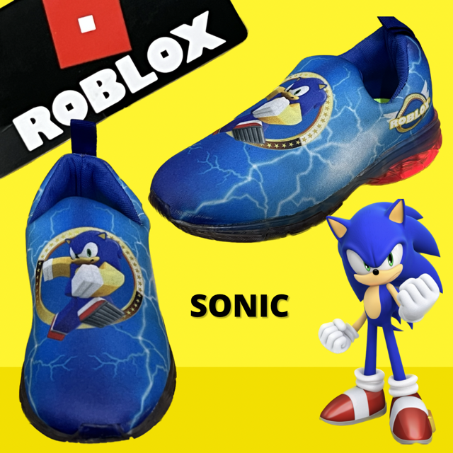Tênis Infantil Menino Roblox Sonic - Azul - Lojas Alvorada