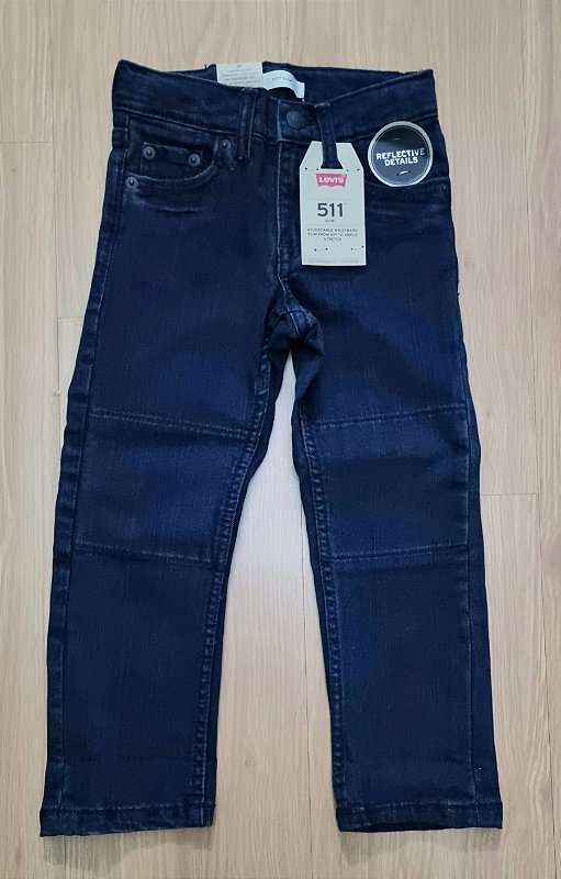 Calça Jeans Levi's preta 3 anos - BABY LAY