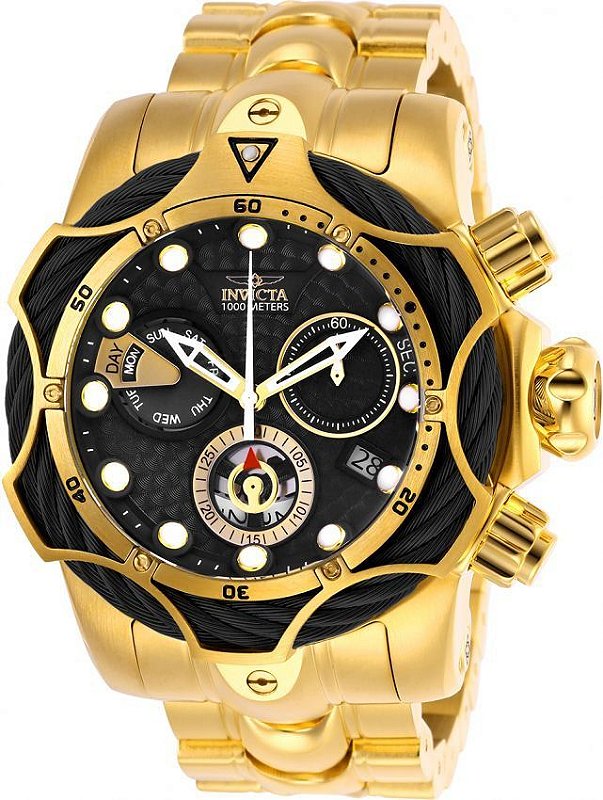 Relógio Invicta Venom Reserve A+ Banhado Ouro 18k - AbinaStore - A Loja  AbinaStore nasceu com uma proposta diferenciada de oferecer ao público  produtos IMPORTADOS!