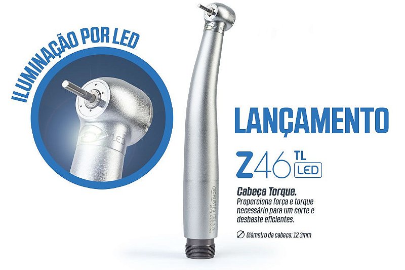 Alta Rotação Z46 TL LED Schuster - Dental Tecnica NH