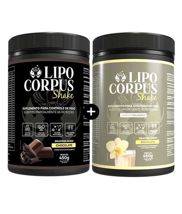 Lipo Shake - Chocolate + Baunilha em Dobro