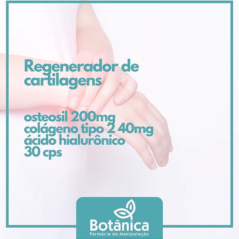 Colágeno Tipo 2 - 40mg + Ácido Hialurônico 100mg